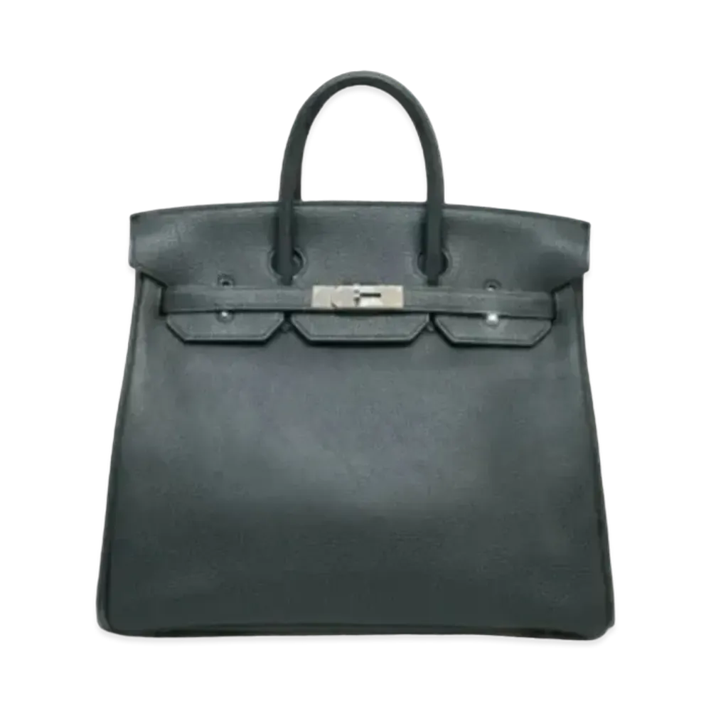 Hermes Haut a Courroies Fjord "Noir/Silver"