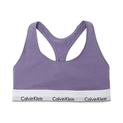 Calvin Klein Modern Cotton Lightly Lined Bralette "Purple"