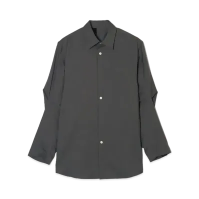 N.HOOLYWOOD Tucked Sleeve Shirt "Gray"