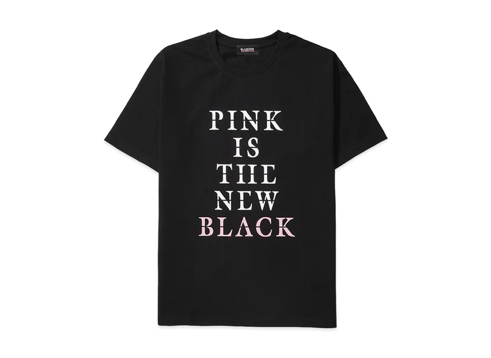 FRAGMENT x BLACKPINK T-shirt Pink is The New Black "Black"