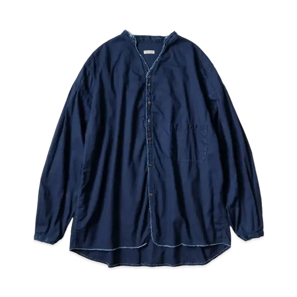 KAPITAL IDG Gauze Shoka Shirt "Indigo"