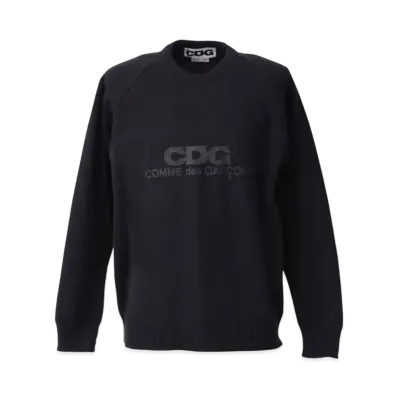 Comme des Garçons LOCHAVEN of SCOTLAND ROUND NECK SCHOOL PULLOVER "Navy"