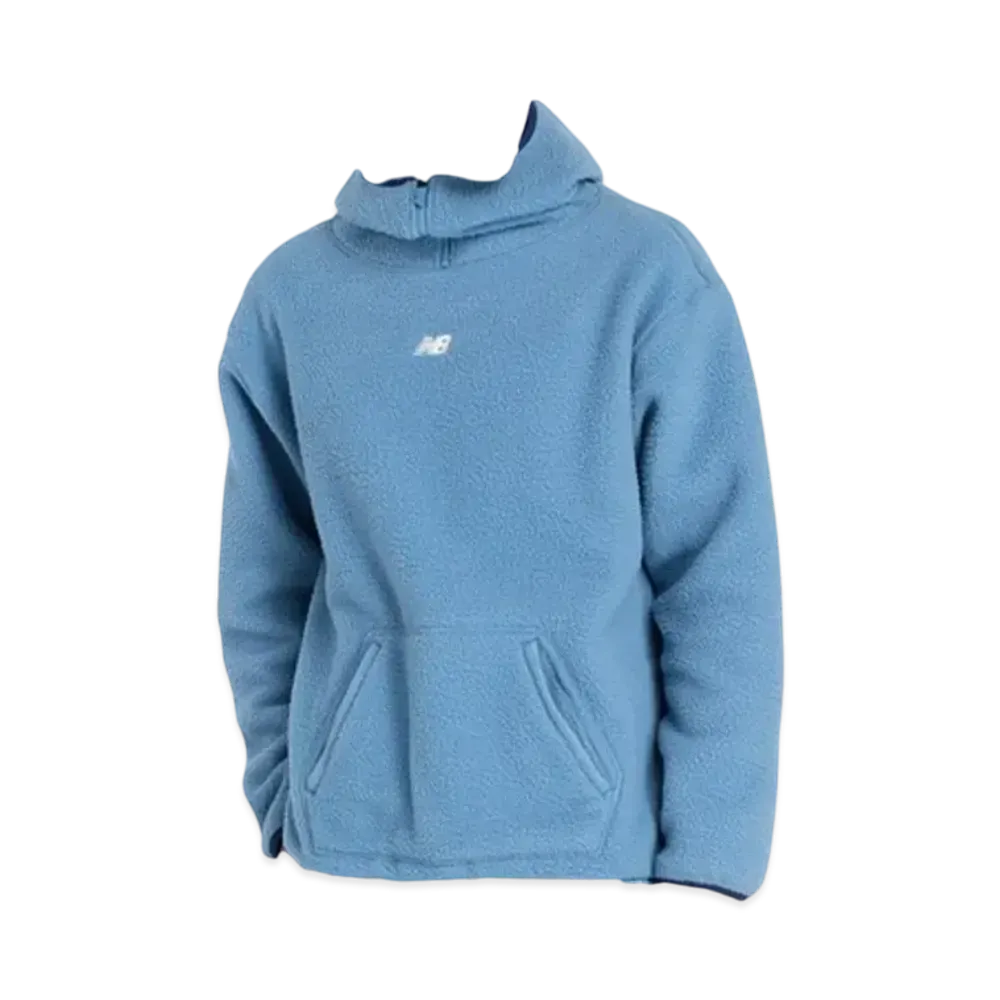 New Balance Hoops Sherpa Top "Heron Blue"