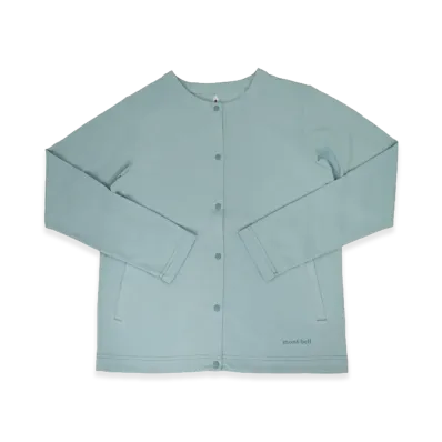 mont-bell Women's WIC. Cardigan "Light Blue"