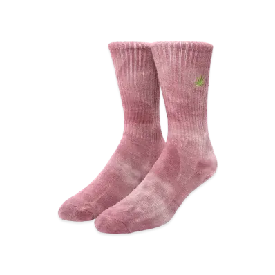 HUF Hemp OD Crew Socks "Burgundy"