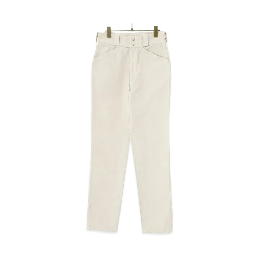 COMOLI Cotton Twill Rider Pants "Ivory"