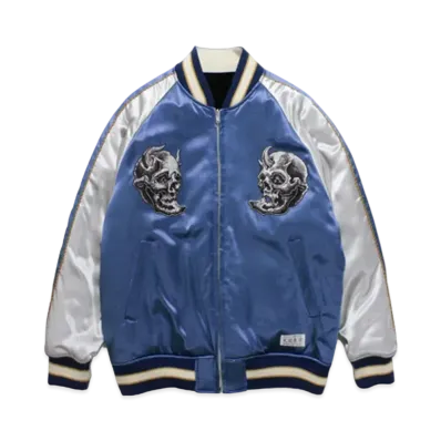 WACKO MARIA 56 TATTOO STUDIO / REVERSIBLE SKA JACKET "Blue"