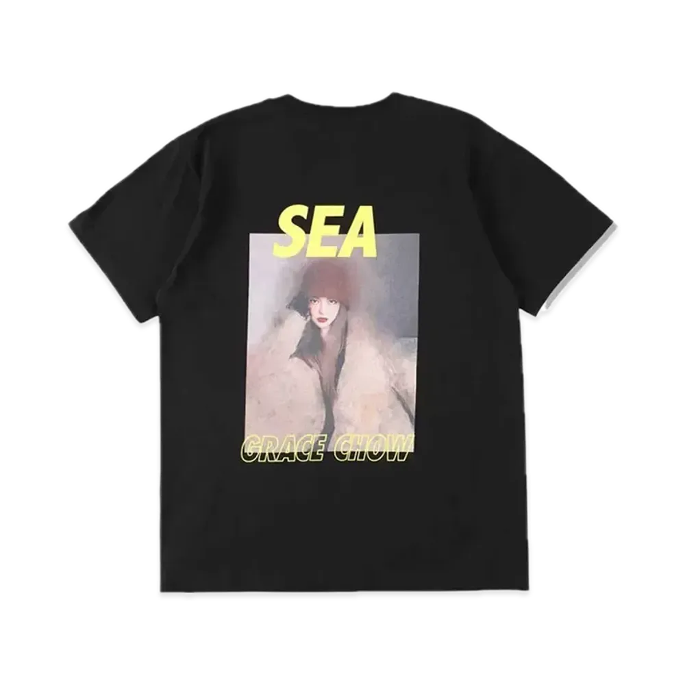 GRACECHOW x WIND AND SEA Photo Tee "Black"