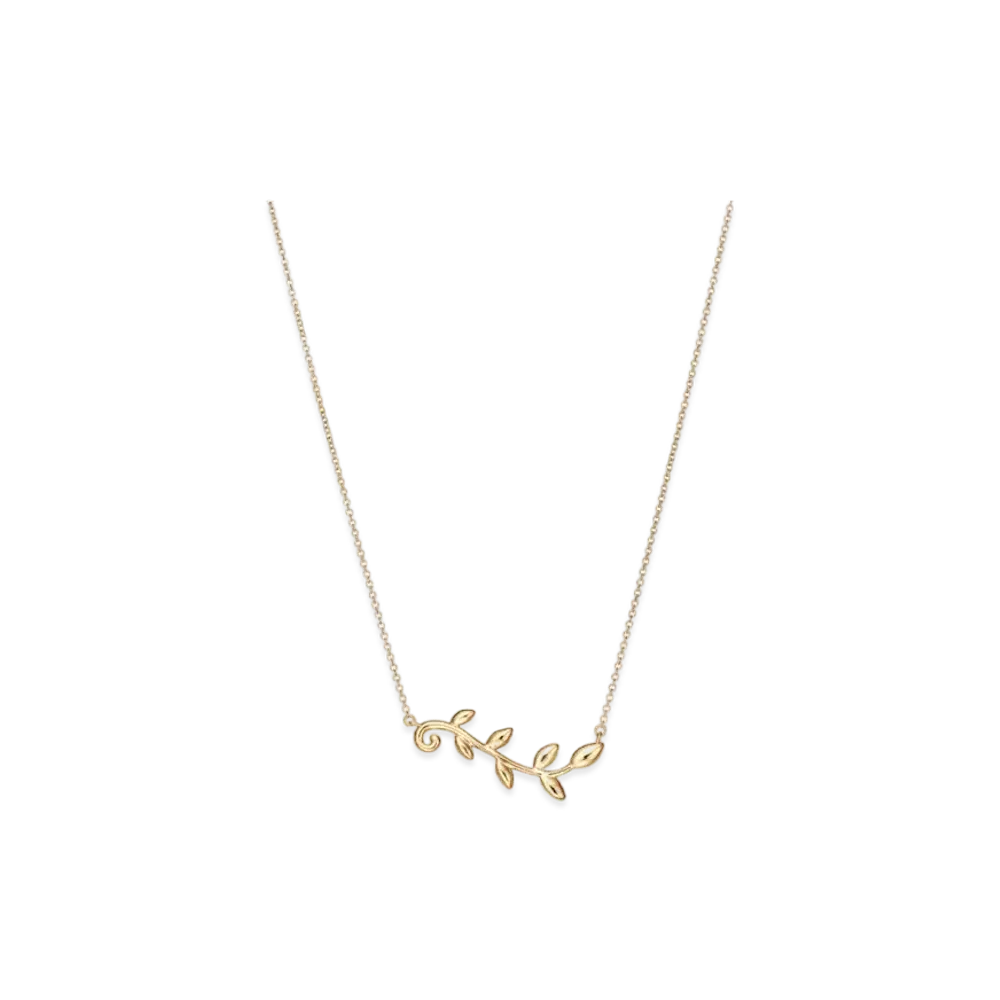 Tiffany & Co. Paloma Picasso Olive Leaf Vine Pendant 18K "Gold"