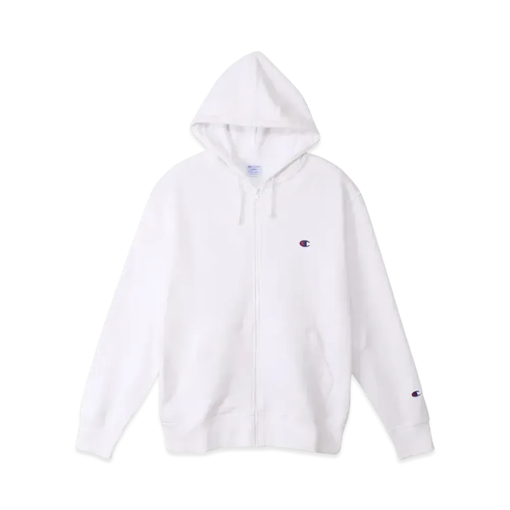 Champion Basic Zip Hooded Sweatshirt "White"