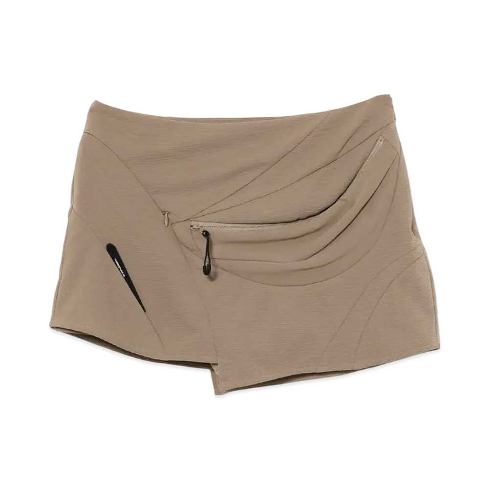 THEREDTHREAD G Tech Bag Skirt "Beige"