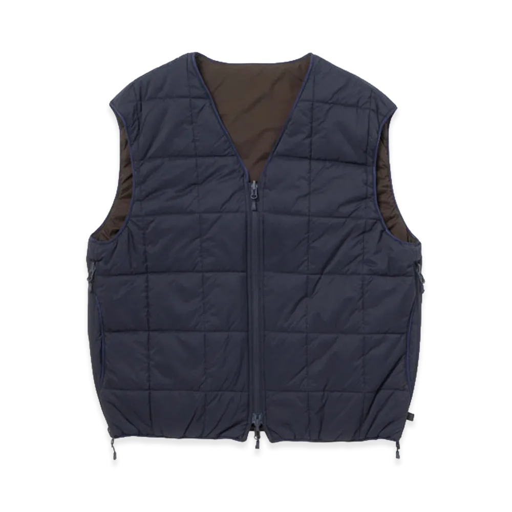 DAIWA PIER39 Women's Tech Pertex Reversible Hiker Vest "Dark Navy/Dark Brown"