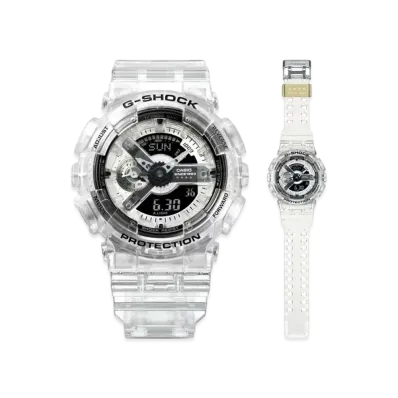 Casio G-Shock 40th Anniversary Clear Remix Analog Digital 110 Series GA-114RX-7AJR