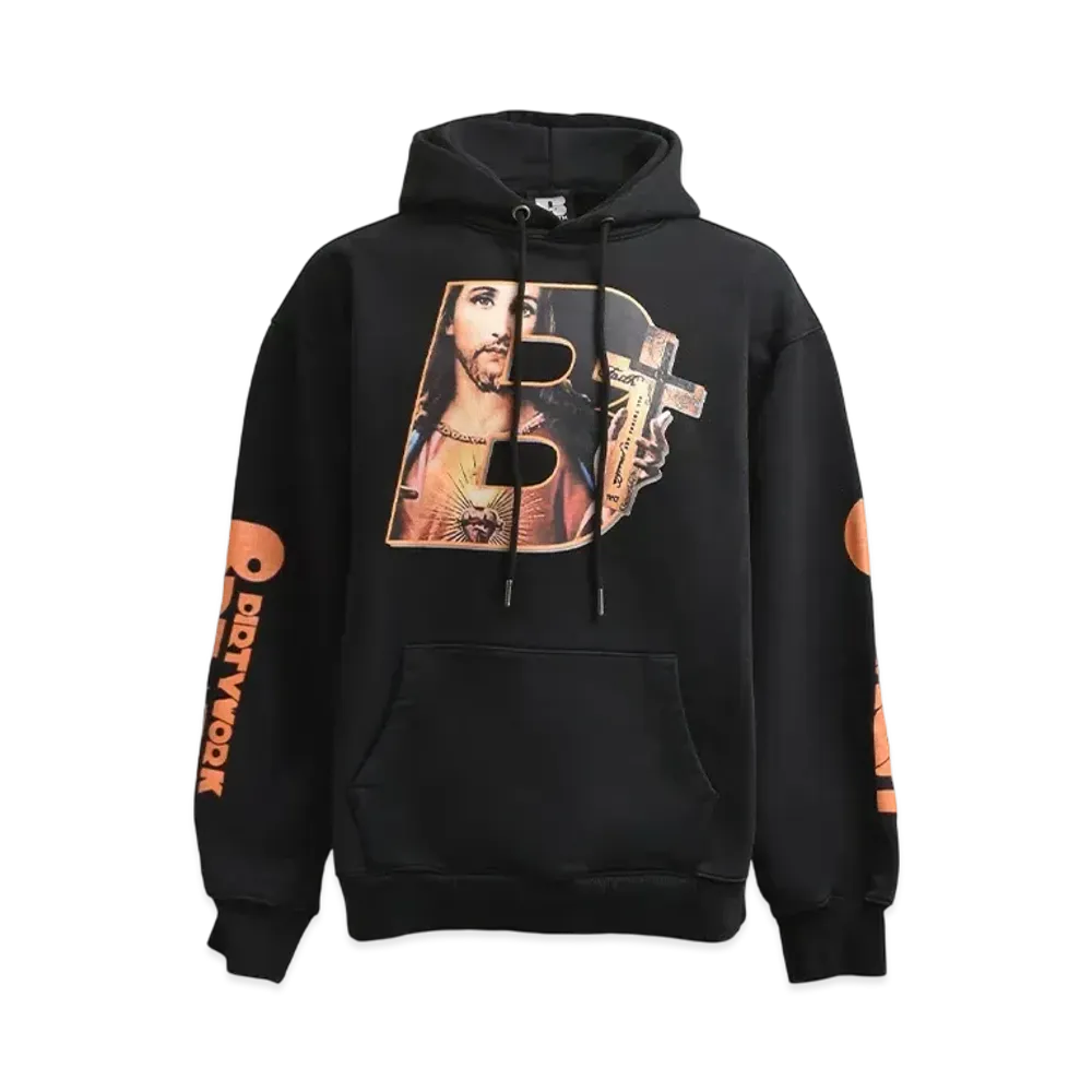 BREATH Jesus Logo Pullover Hoodie "Black"