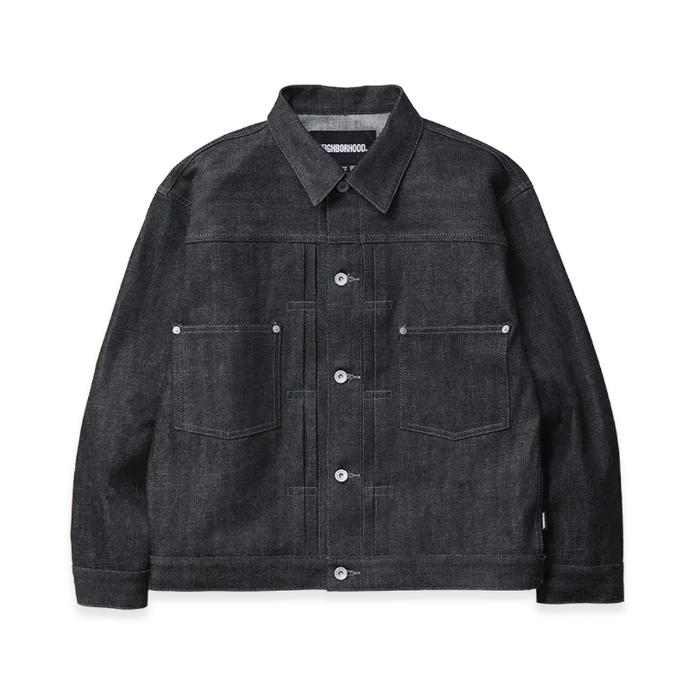 NEIGHBORHOOD Rigid Denim Type-2 Jacket "Black"