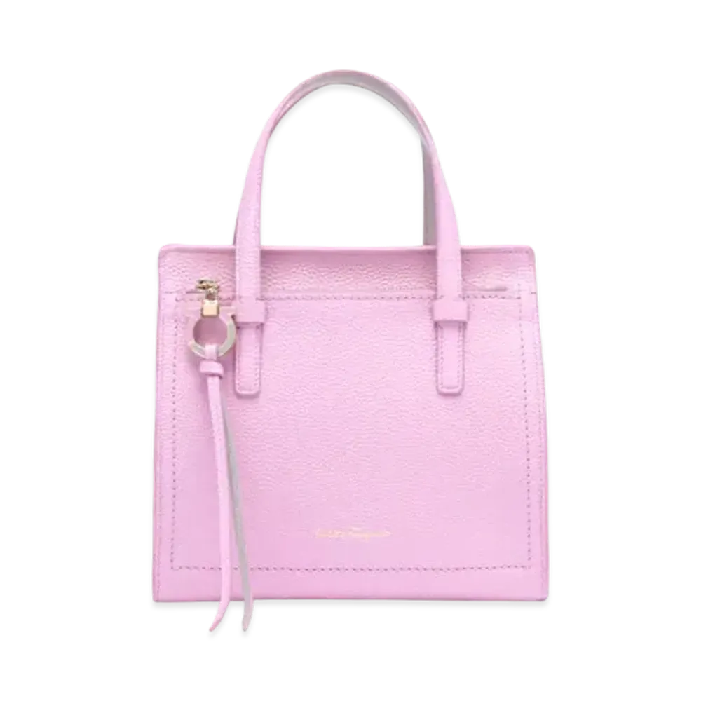 Salvatore Ferragamo Tote Bag "Flamingo/Rhinoceros Grey"