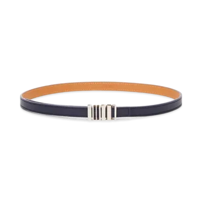 LOEWE Graphic Belt "Abyss Blue/Palladio"