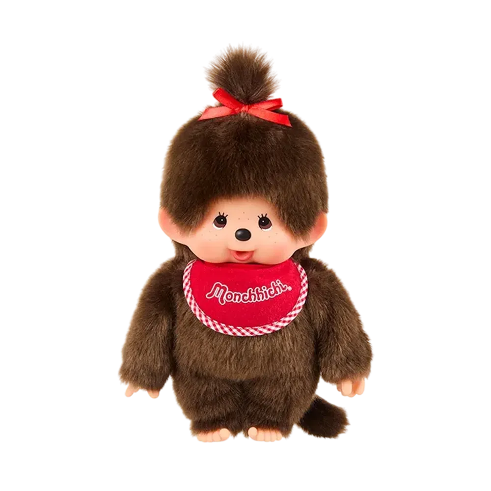 Sekiguchi "Premium Standard" Monchhichi M Size Brown Girl