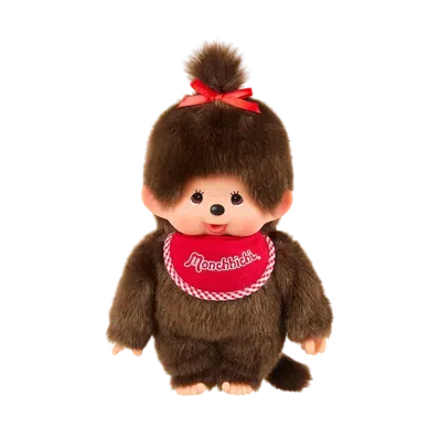 Sekiguchi "Premium Standard" Monchhichi M Size Brown Girl