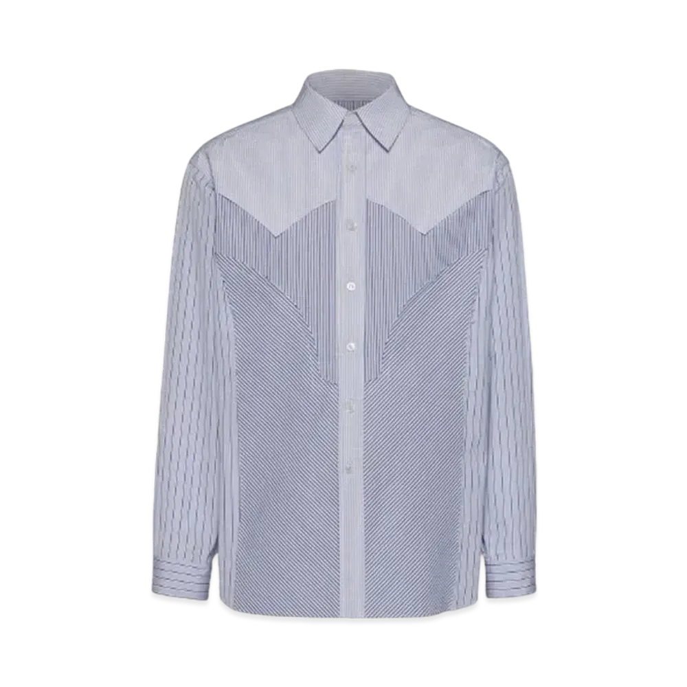 Maison Margiela Stripe Yoke Shirt "Blue"