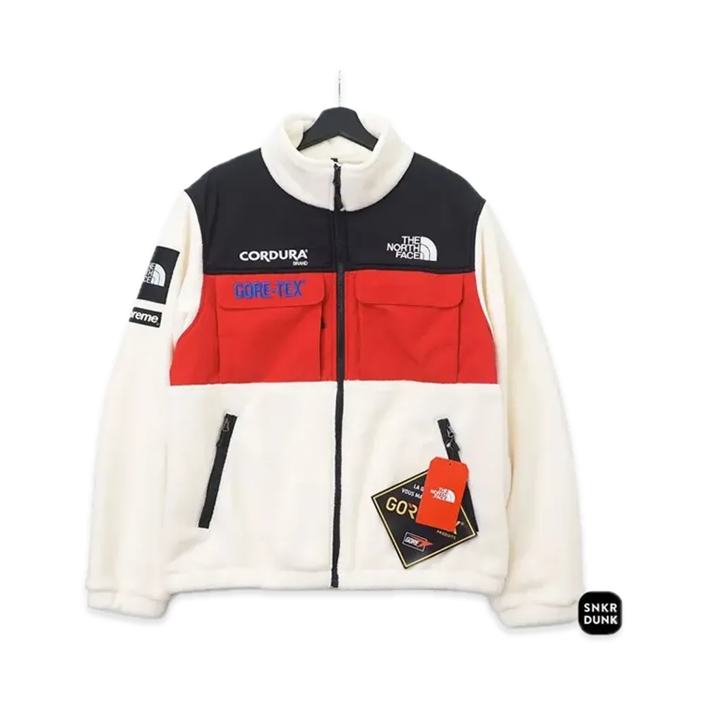 Supreme x The North Face Expedition Fleece Jacket "White"