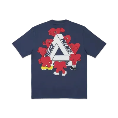 PALACE Tri-Hearts T-Shirt "Navy"