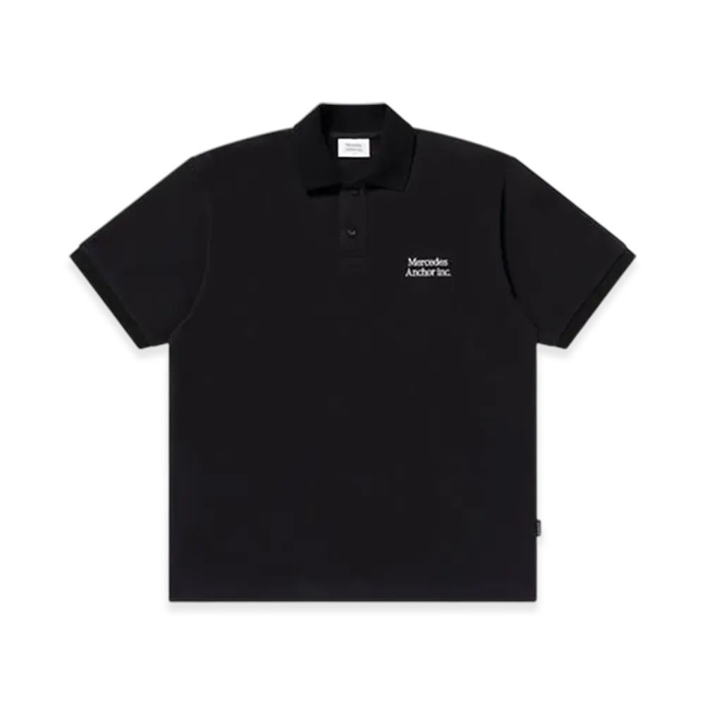 Mercedes Anchor inc. Logo Polo Shirt "Black"