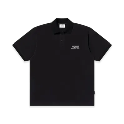 Mercedes Anchor inc. Logo Polo Shirt "Black"