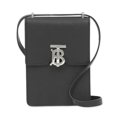 Burberry Grainy Leather Tote "Black"