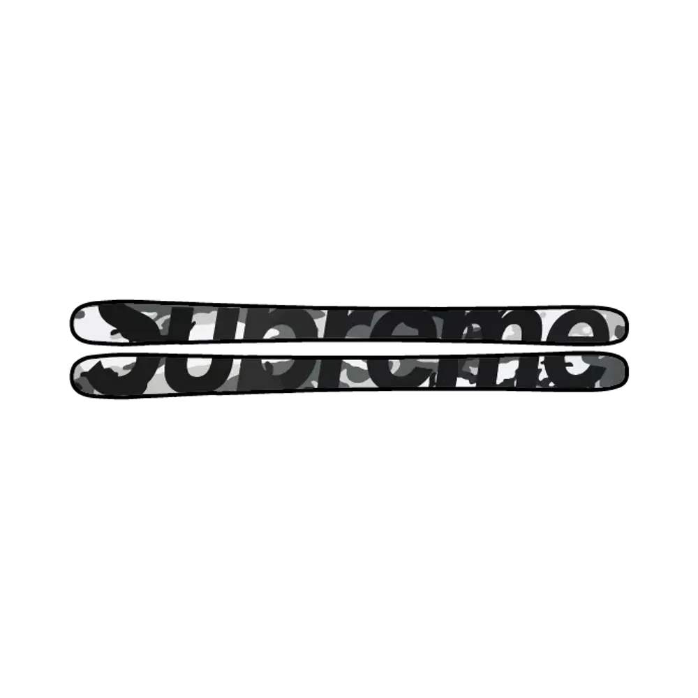 Supreme x Volkl Skis "Snow Camo"