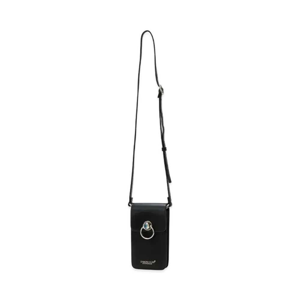 UNDERCOVER Cowhide Leather Mobile Bag "Black"