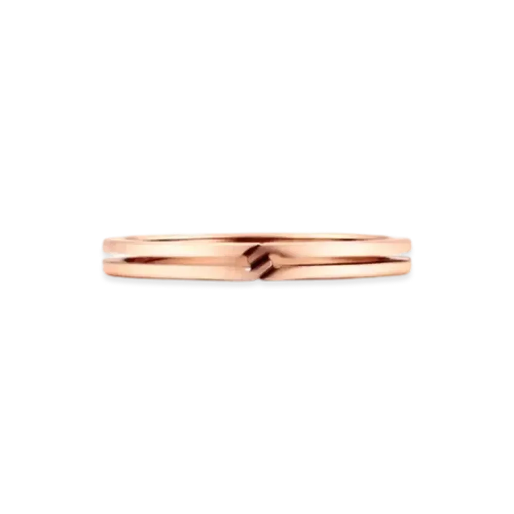 GUCCI Gucci Infinity Rose Gold Ring "Pink"