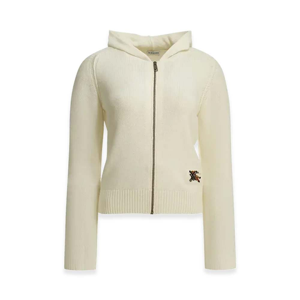 Burberry Women's Jillian Zipper Sweater "Beige"