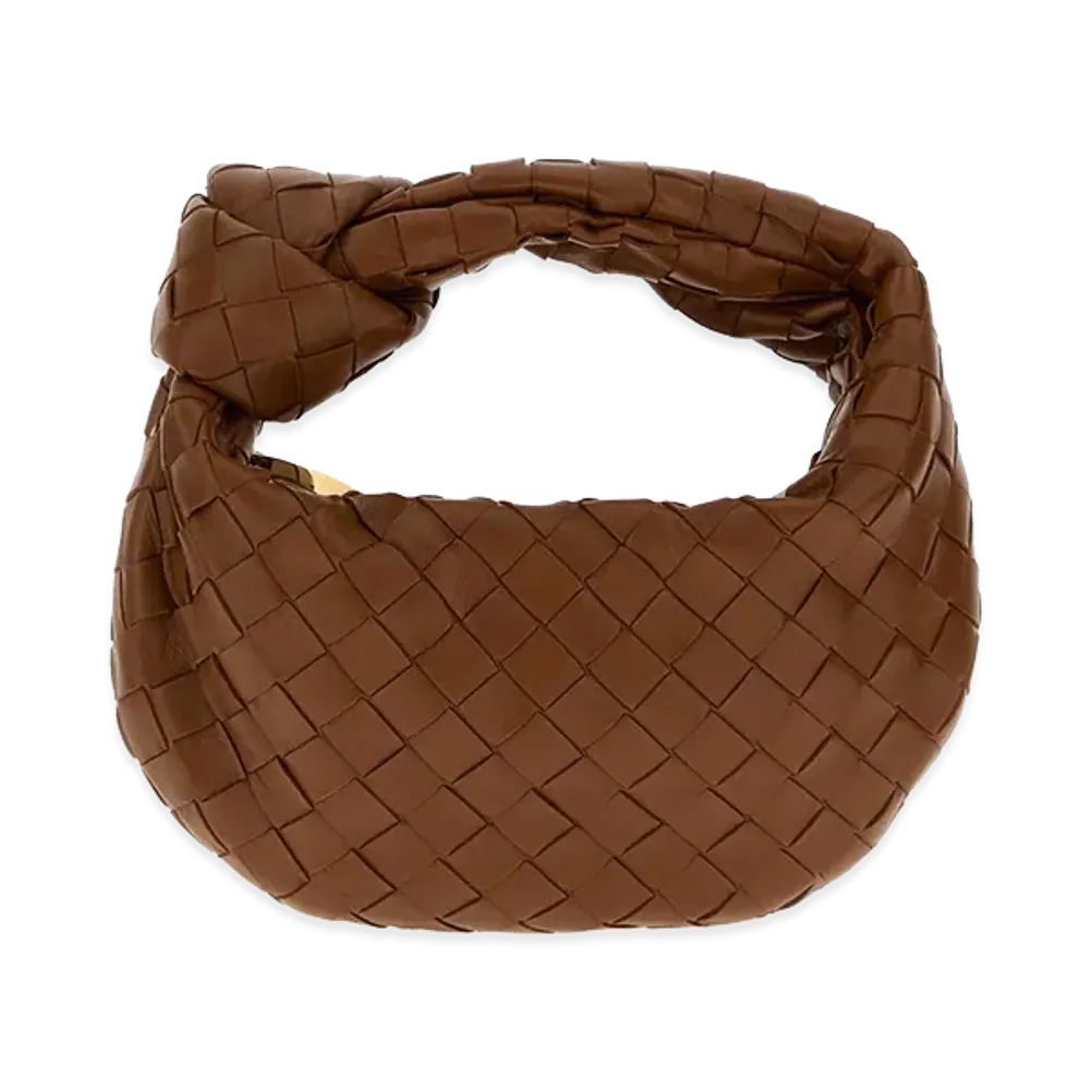 Bottega Veneta Women's Caramel Nappa Leather Mini Jodie Handbag "Camel"