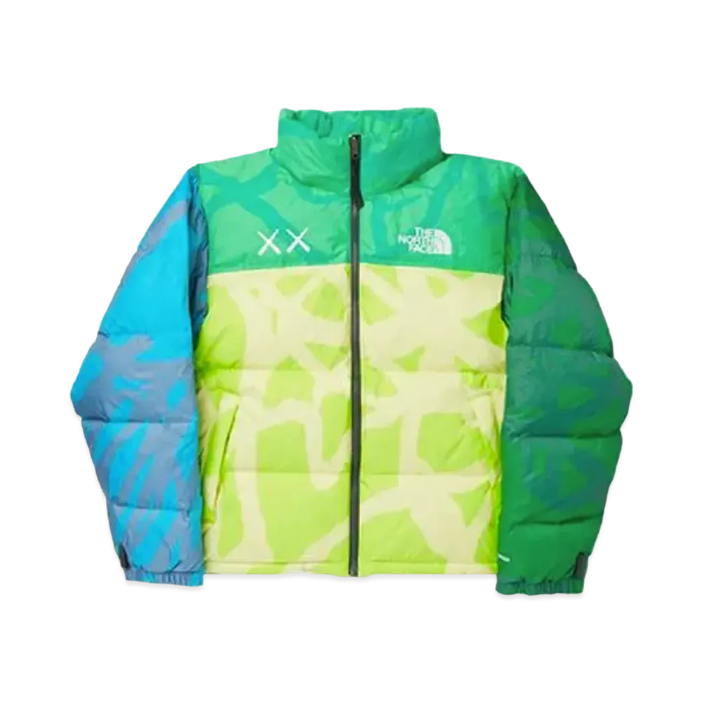 The North Face x Kaws Youth Nuptse Jacket "Light Green"