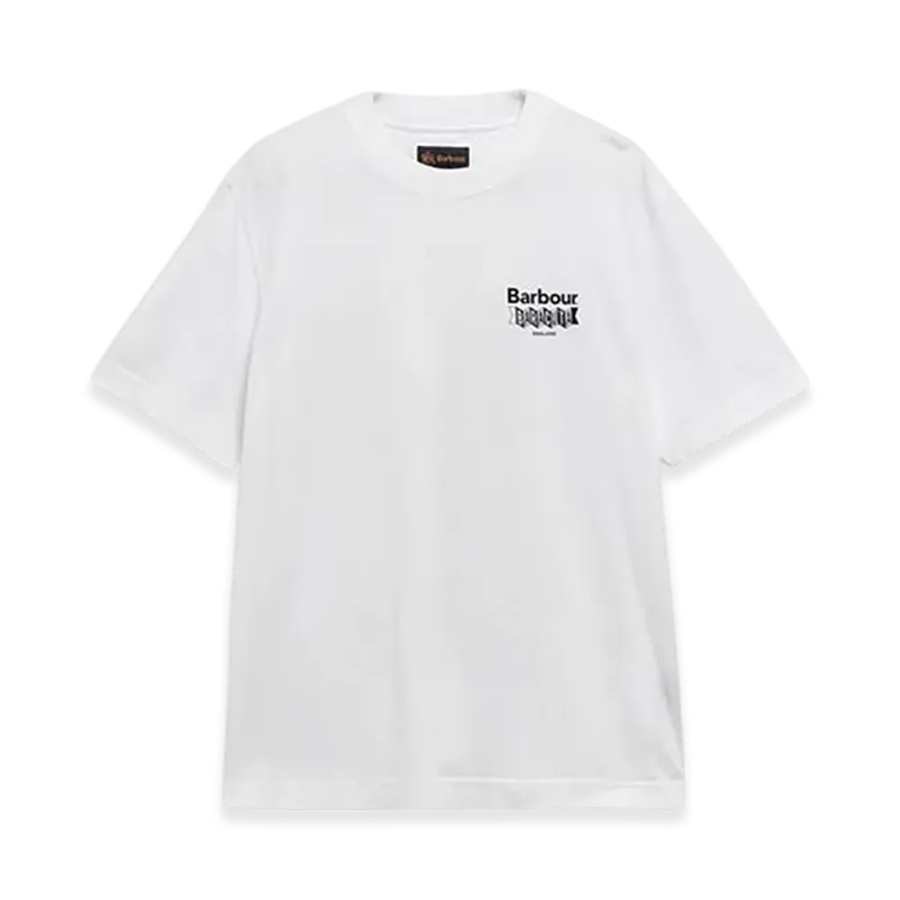 Barbour x BARACUTA All Nighter T-shirt (Oversized Fit) "White"