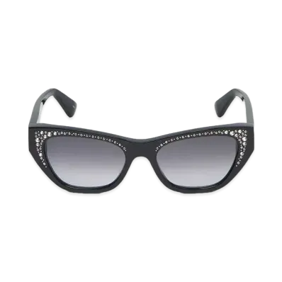 Alexander McQUEEN Pave Jeweled Sunglasses "Black"