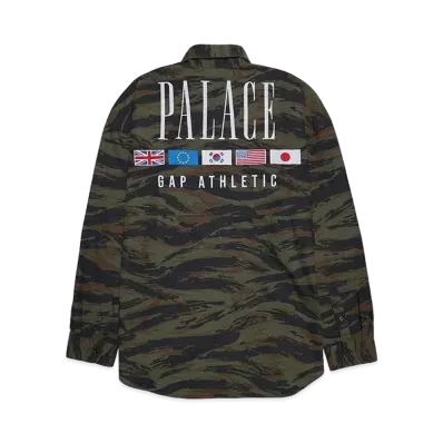 PALACE x Gap Oxford Drop Shoulder "Camo"