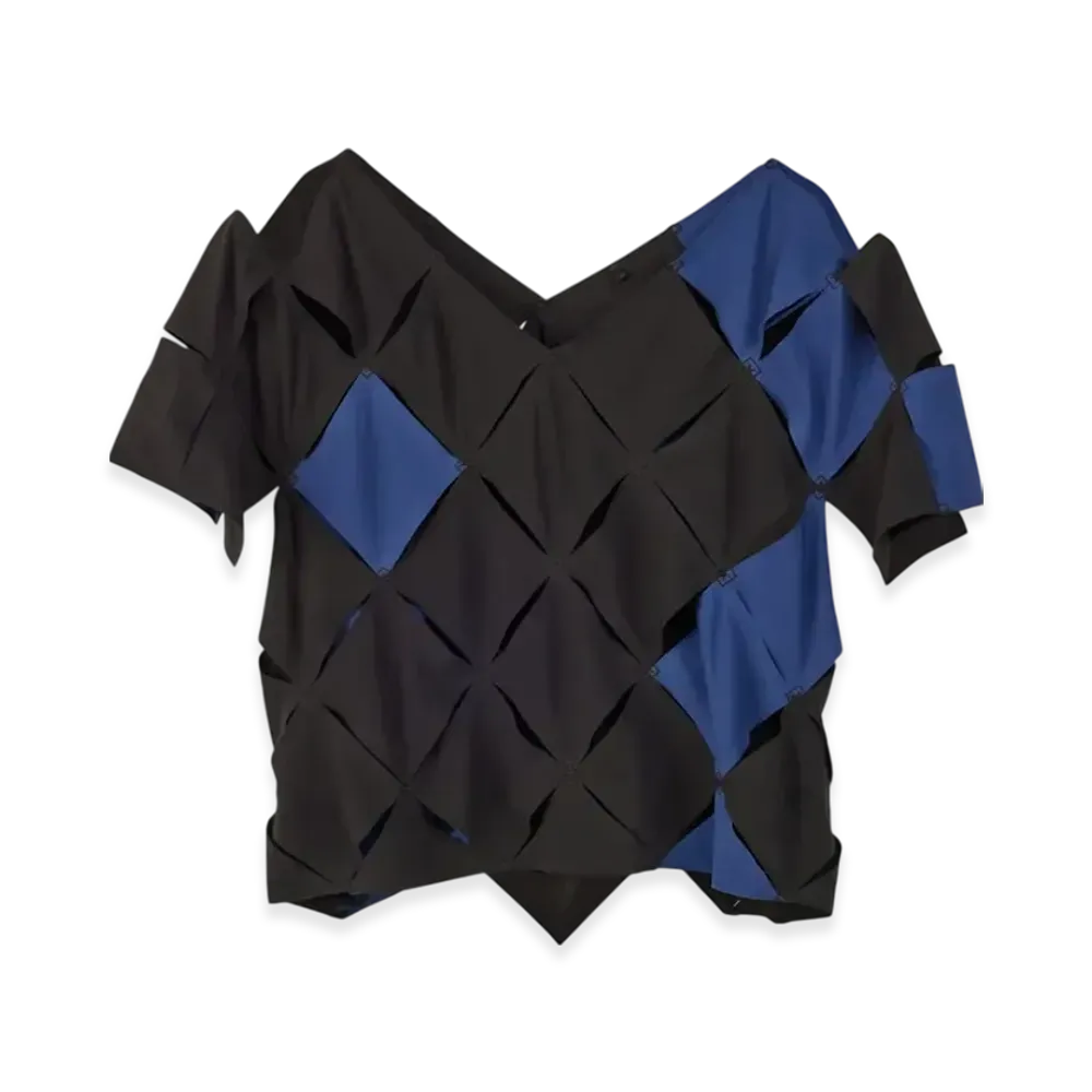 Y-3 Puzzle Top "Dark Blue/Black"