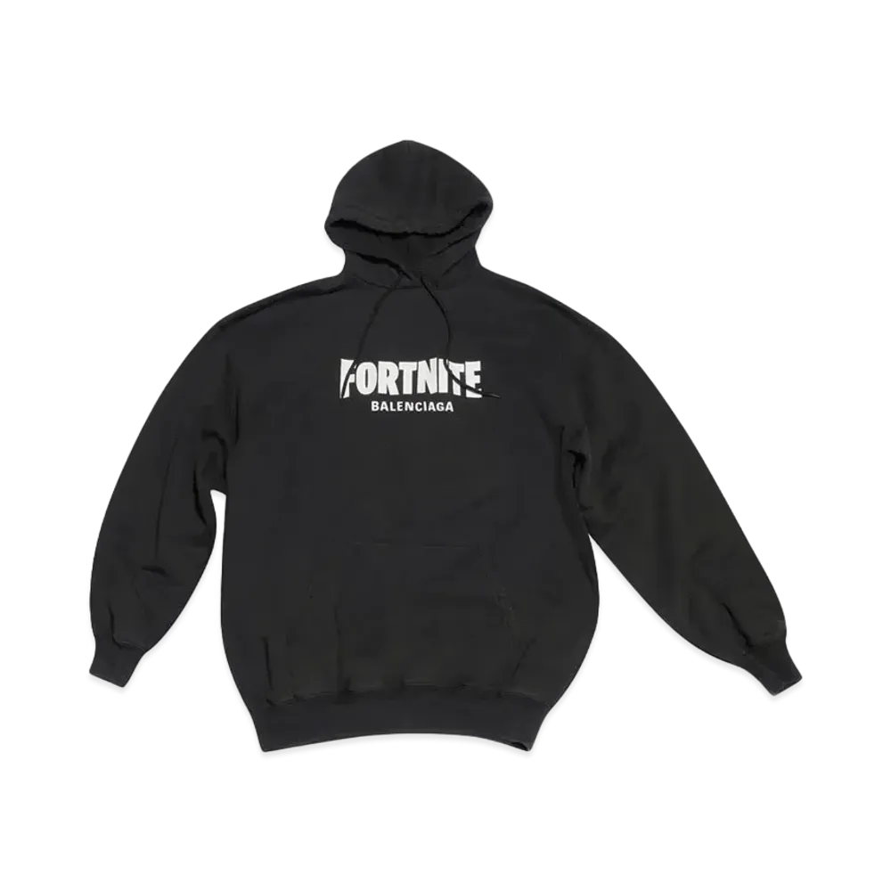 Balenciaga FORTNITE©2021 HOODIE MEDIUM FIT "Black"