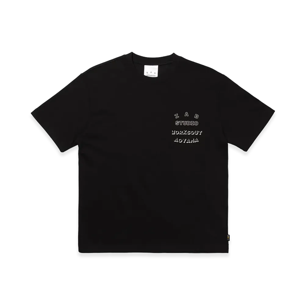 WORKSOUT x IAB STUDIO Aoyama Exclusive Tee "Black"