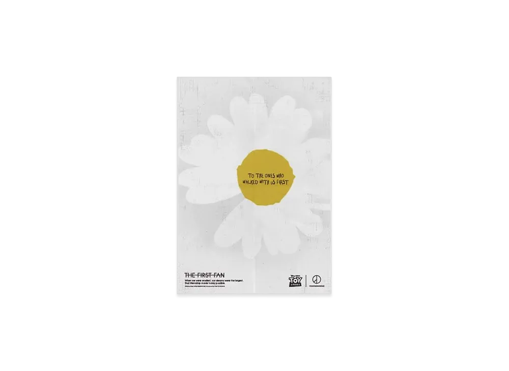 PEACEMINUSONE x Toy Story THE FIRST FAN Poster A3 05 "White" / G-DRAGON
