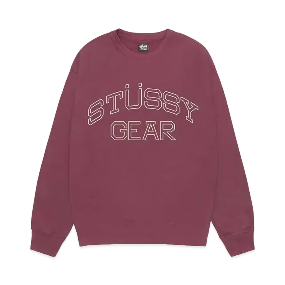 Stussy Gear Crew "Oxblood" (FA24)