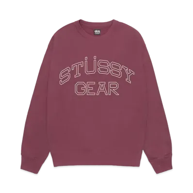 Stussy Gear Crew "Oxblood" (FA24)