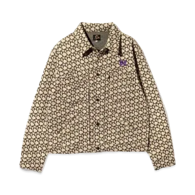Needles Penny Jean jacket - Poly Jq. Star "Beige/Black"