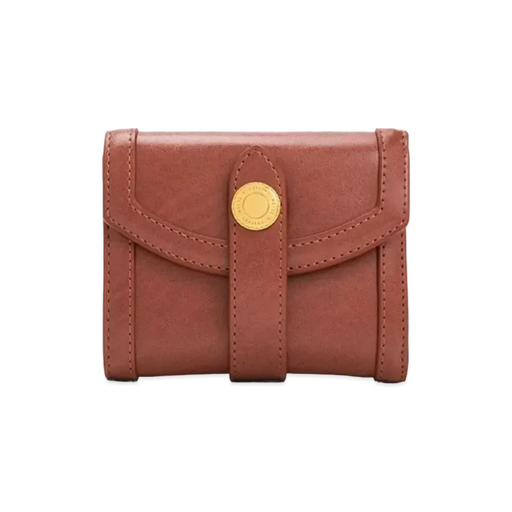 CHARLES & KEITH Esthetic Belt Small Wallet "Mocha"
