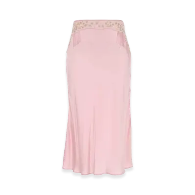 PRADA Women's Satin Skirt "Pink"