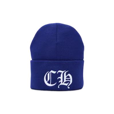 Chrome Hearts CH Logo Embroidery Watch Cap "Blue"