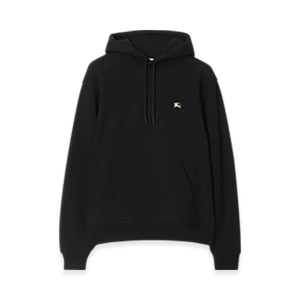 Burberry Night Stamp Cotton Hoodie "Black"