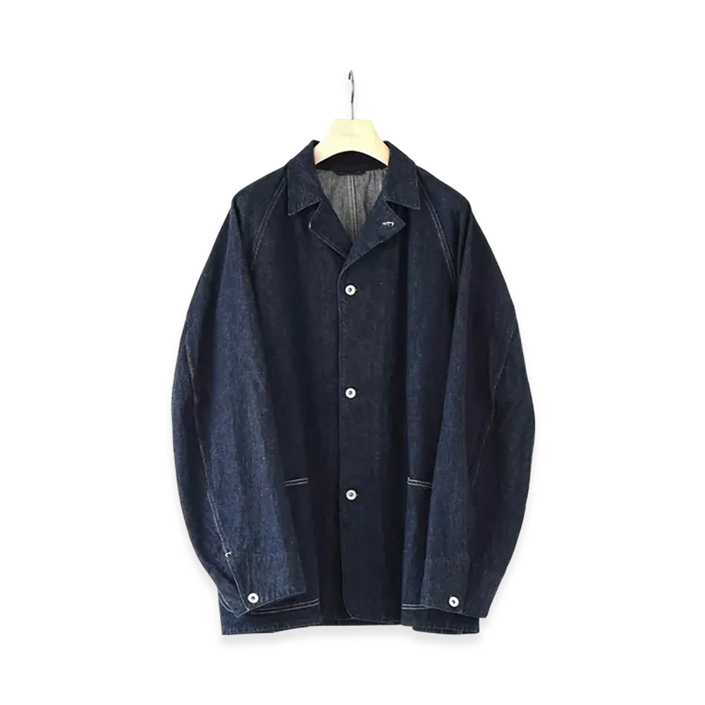 COMOLI Denim Work Jacket "Navy"
